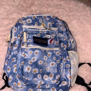 Jansport Floral Blue Backpack